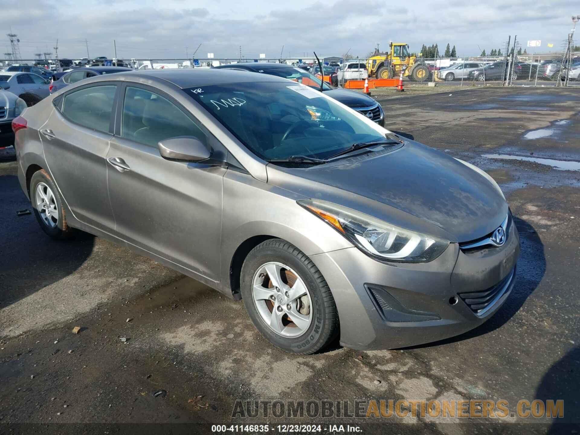 5NPDH4AE7FH574389 HYUNDAI ELANTRA 2015