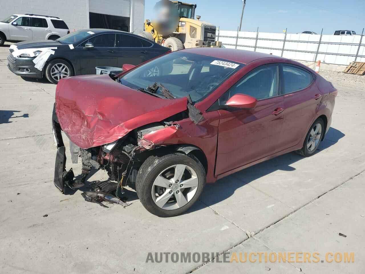 5NPDH4AE7FH609285 HYUNDAI ELANTRA 2015