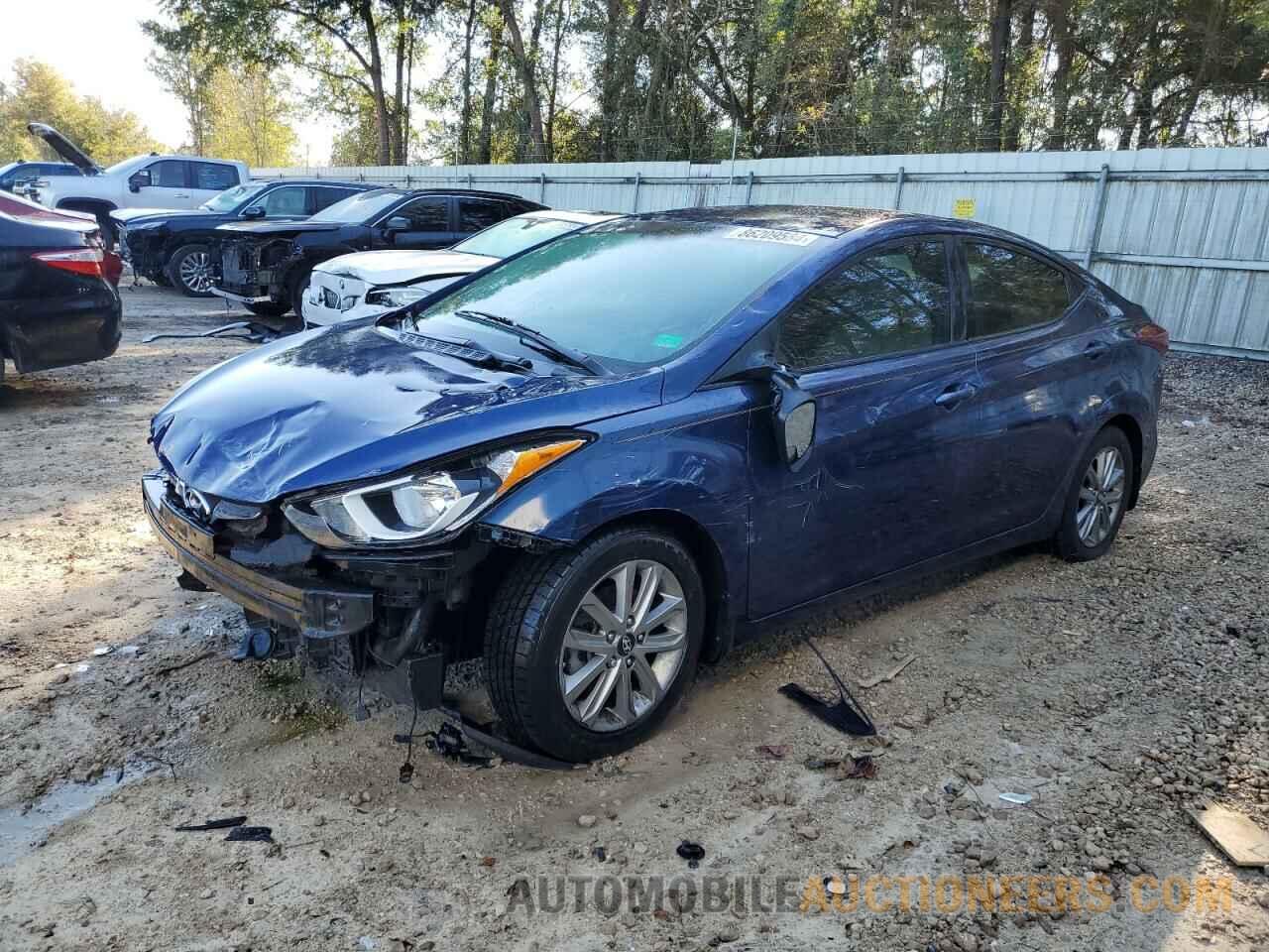 5NPDH4AE7FH612364 HYUNDAI ELANTRA 2015