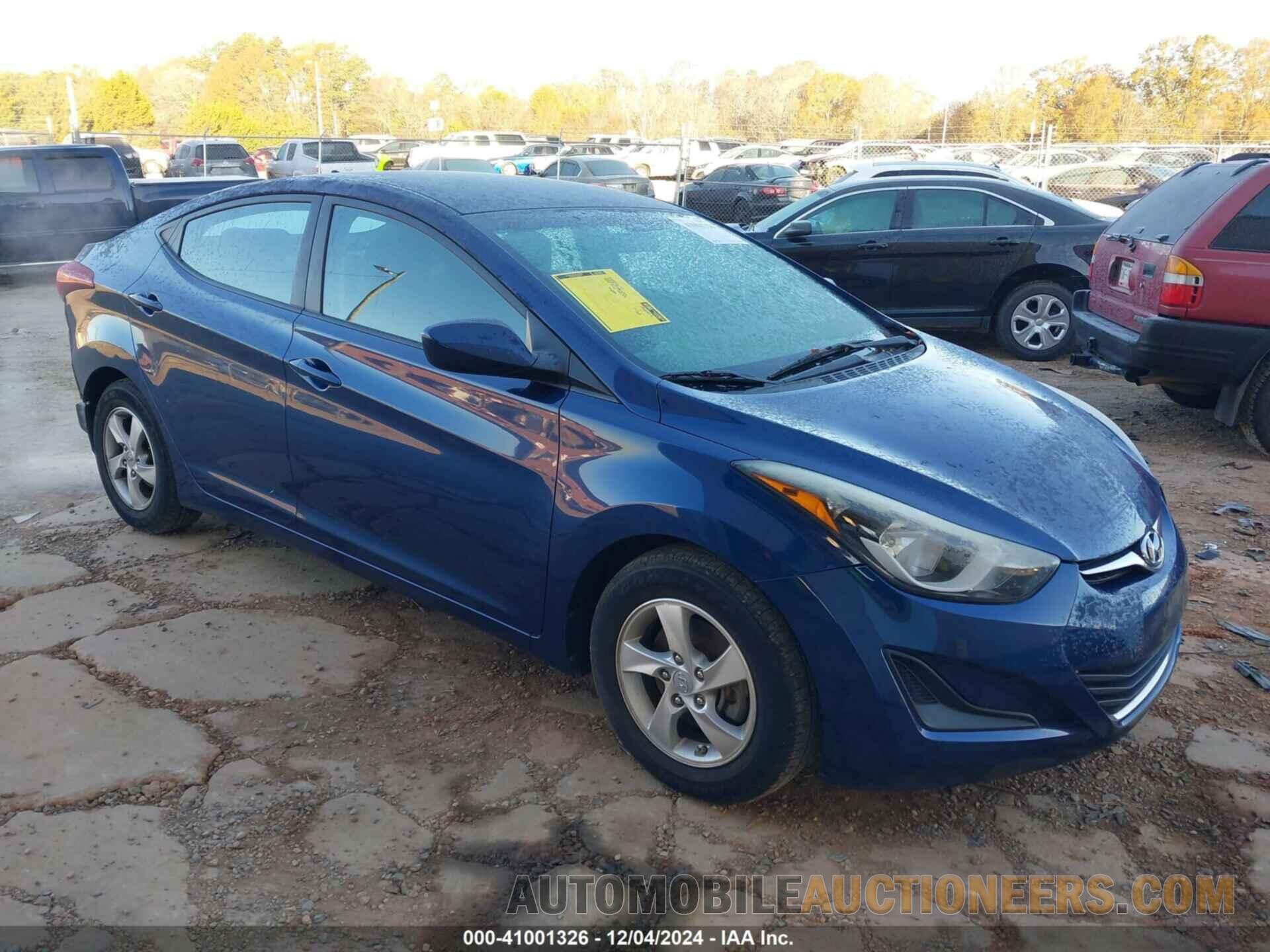 5NPDH4AE7FH614762 HYUNDAI ELANTRA 2015