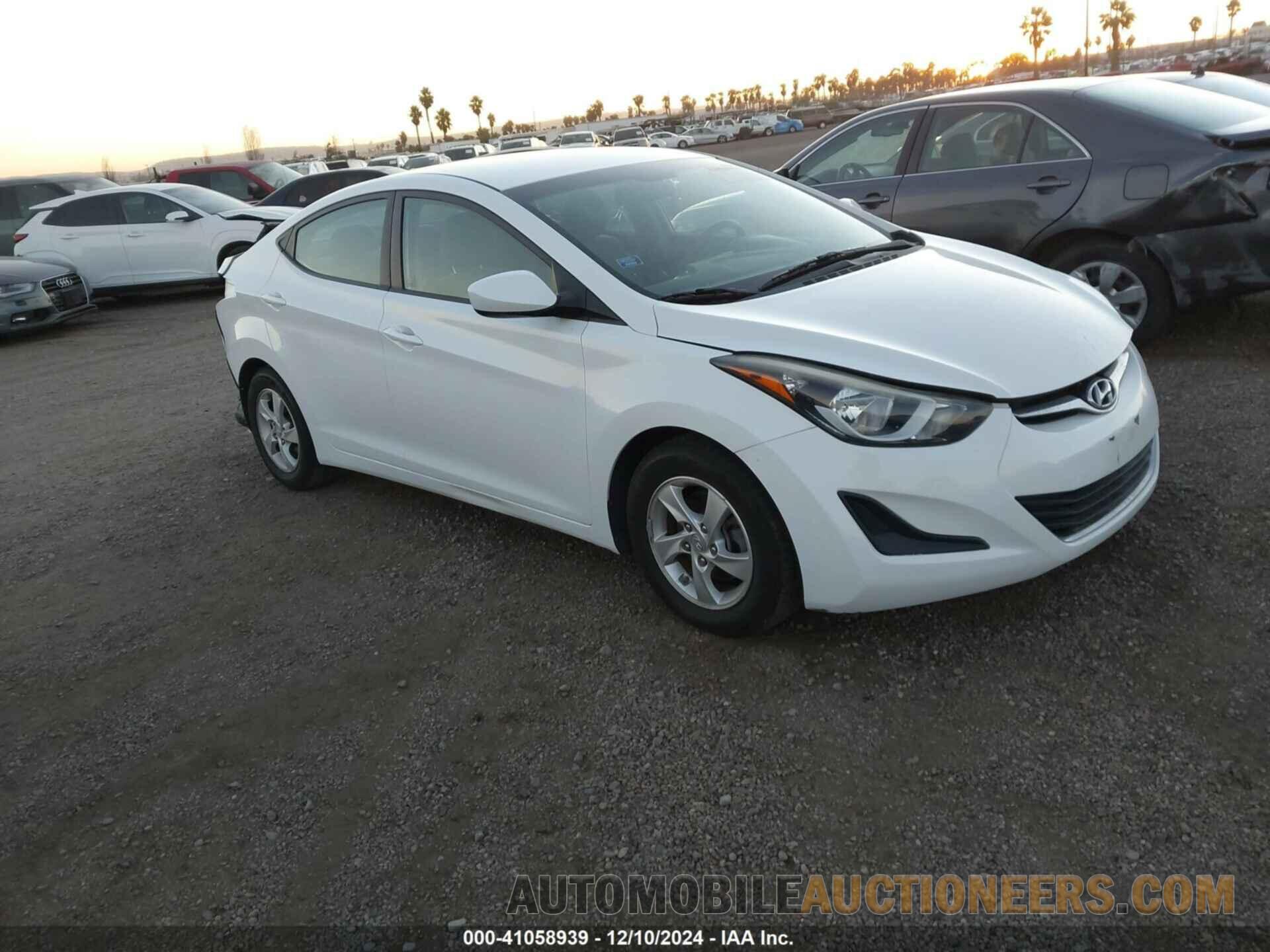 5NPDH4AE7FH651147 HYUNDAI ELANTRA 2015