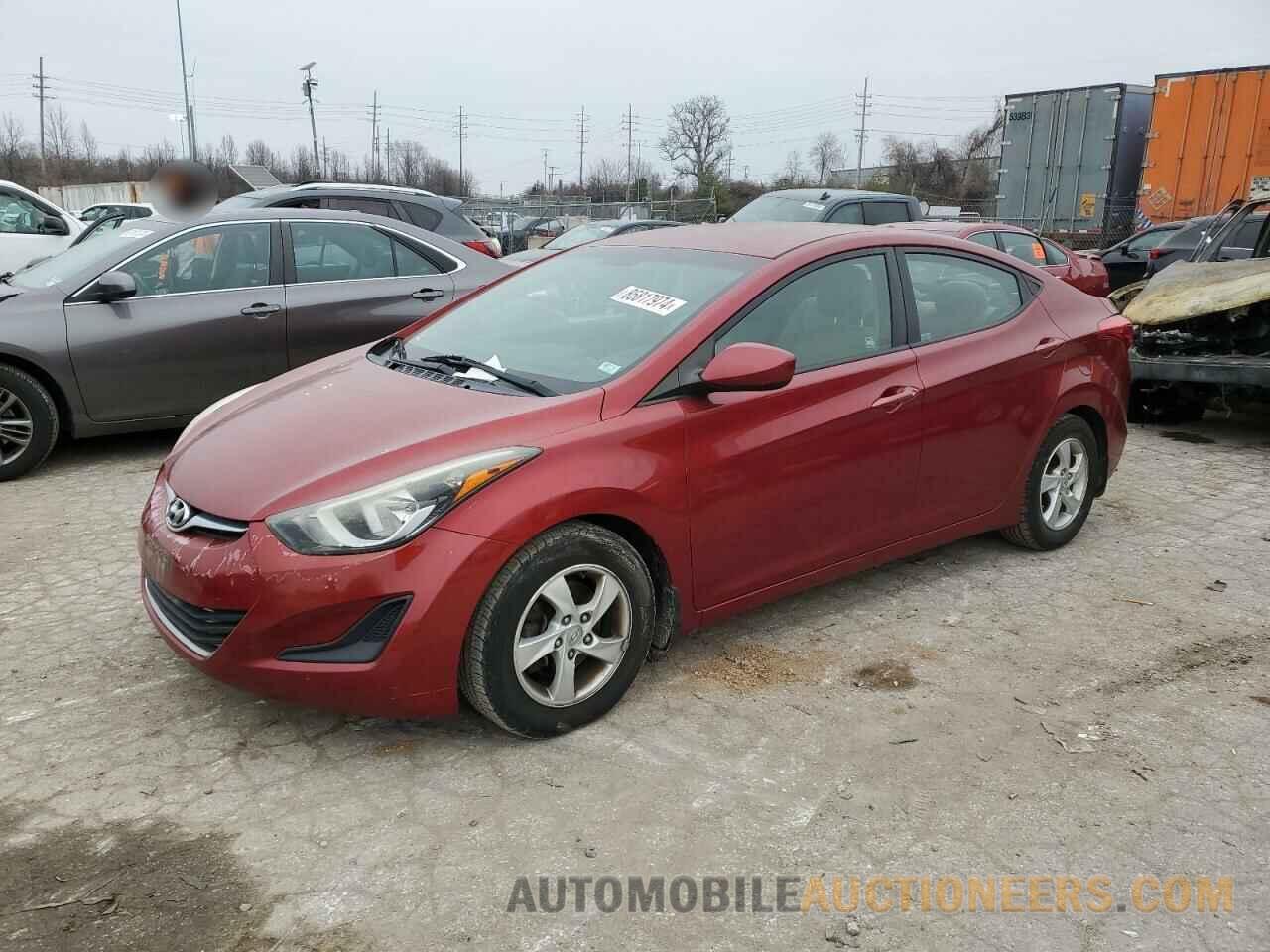 5NPDH4AE7FH651231 HYUNDAI ELANTRA 2015