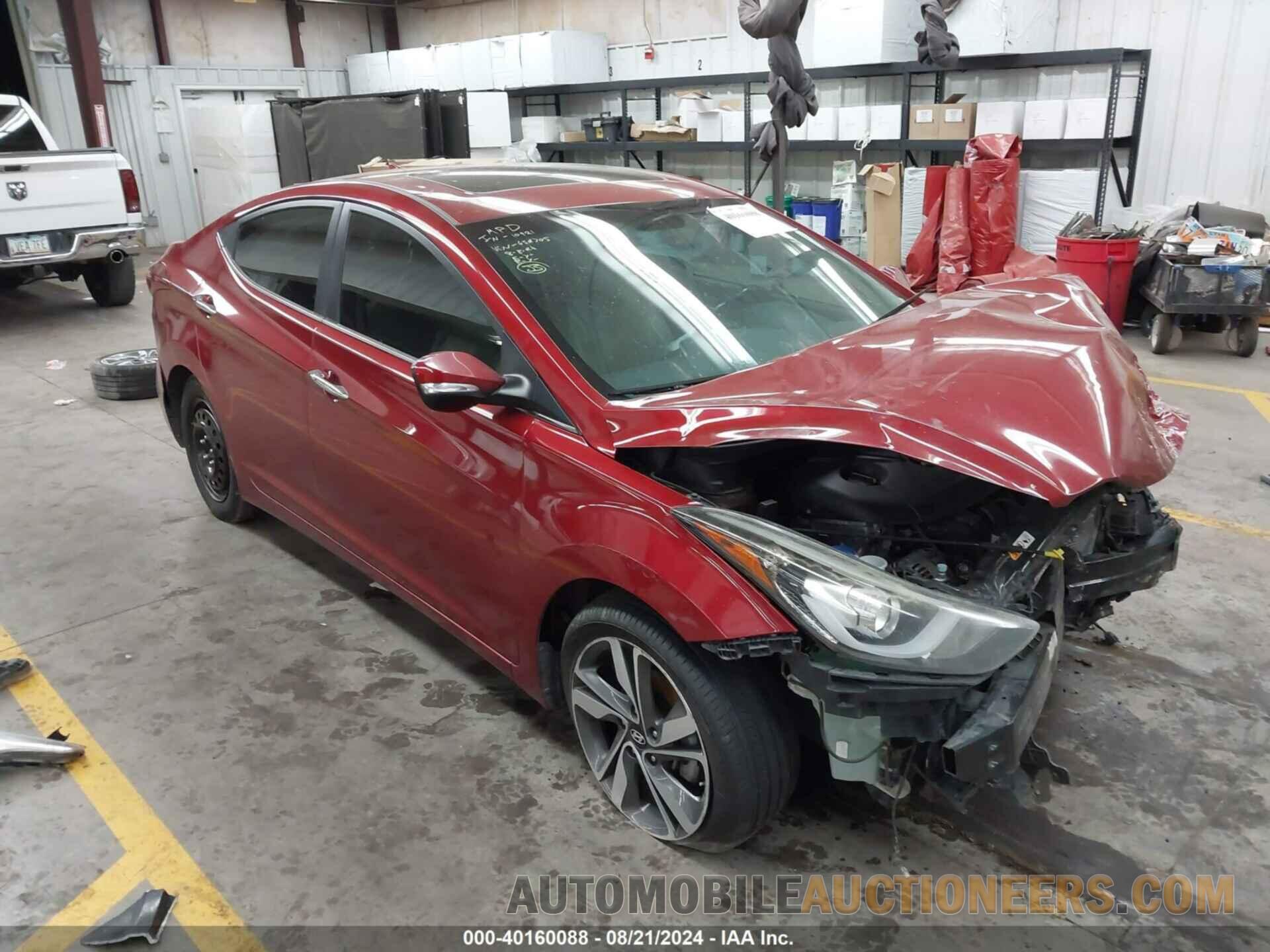 5NPDH4AE7GH652705 HYUNDAI ELANTRA 2016