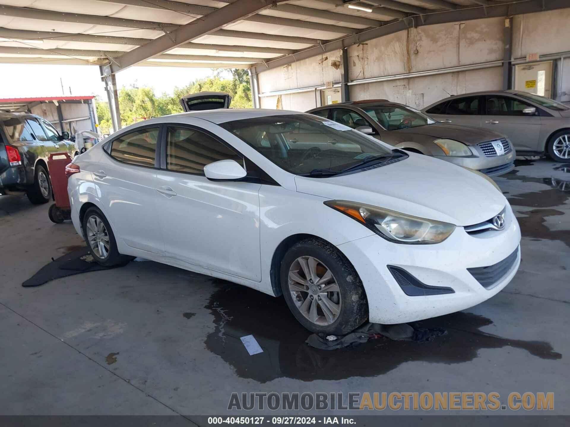 5NPDH4AE7GH671433 HYUNDAI ELANTRA 2016