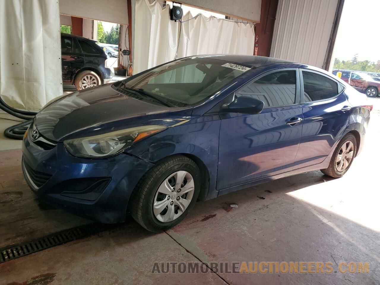 5NPDH4AE7GH671691 HYUNDAI ELANTRA 2016