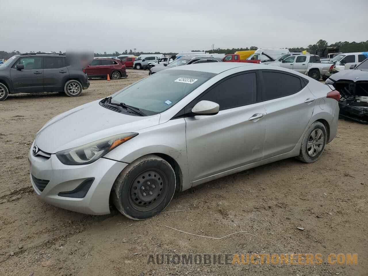 5NPDH4AE7GH677054 HYUNDAI ELANTRA 2016