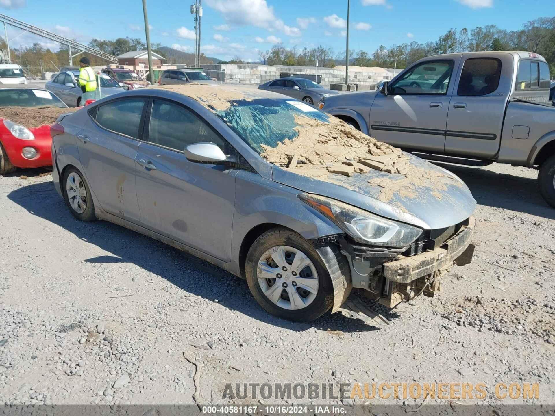 5NPDH4AE7GH690774 HYUNDAI ELANTRA 2016