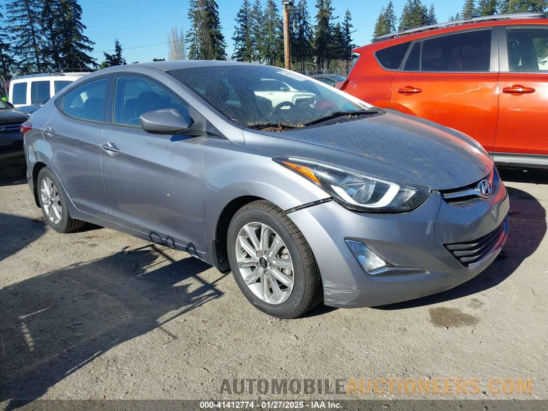 5NPDH4AE7GH691441 HYUNDAI ELANTRA 2016