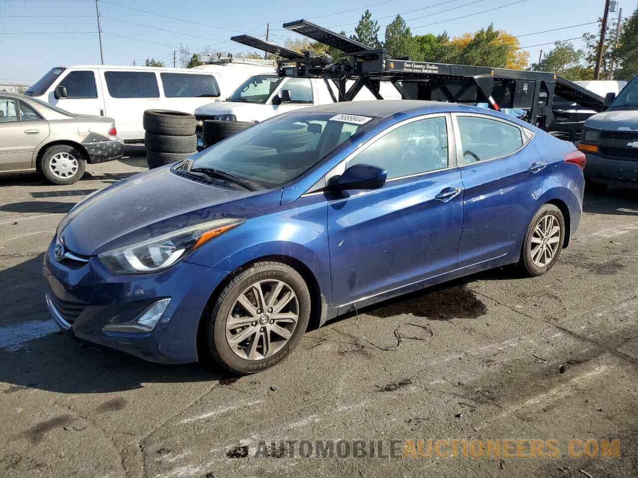 5NPDH4AE7GH714670 HYUNDAI ELANTRA 2016