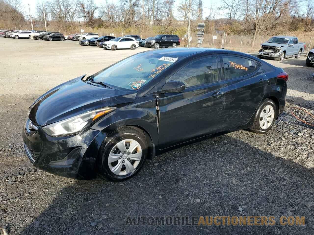 5NPDH4AE7GH715205 HYUNDAI ELANTRA 2016