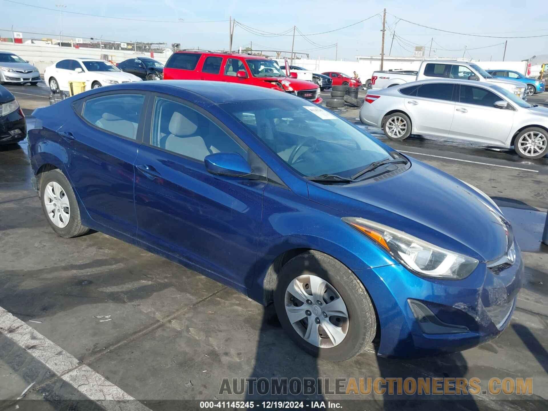 5NPDH4AE7GH716337 HYUNDAI ELANTRA 2016