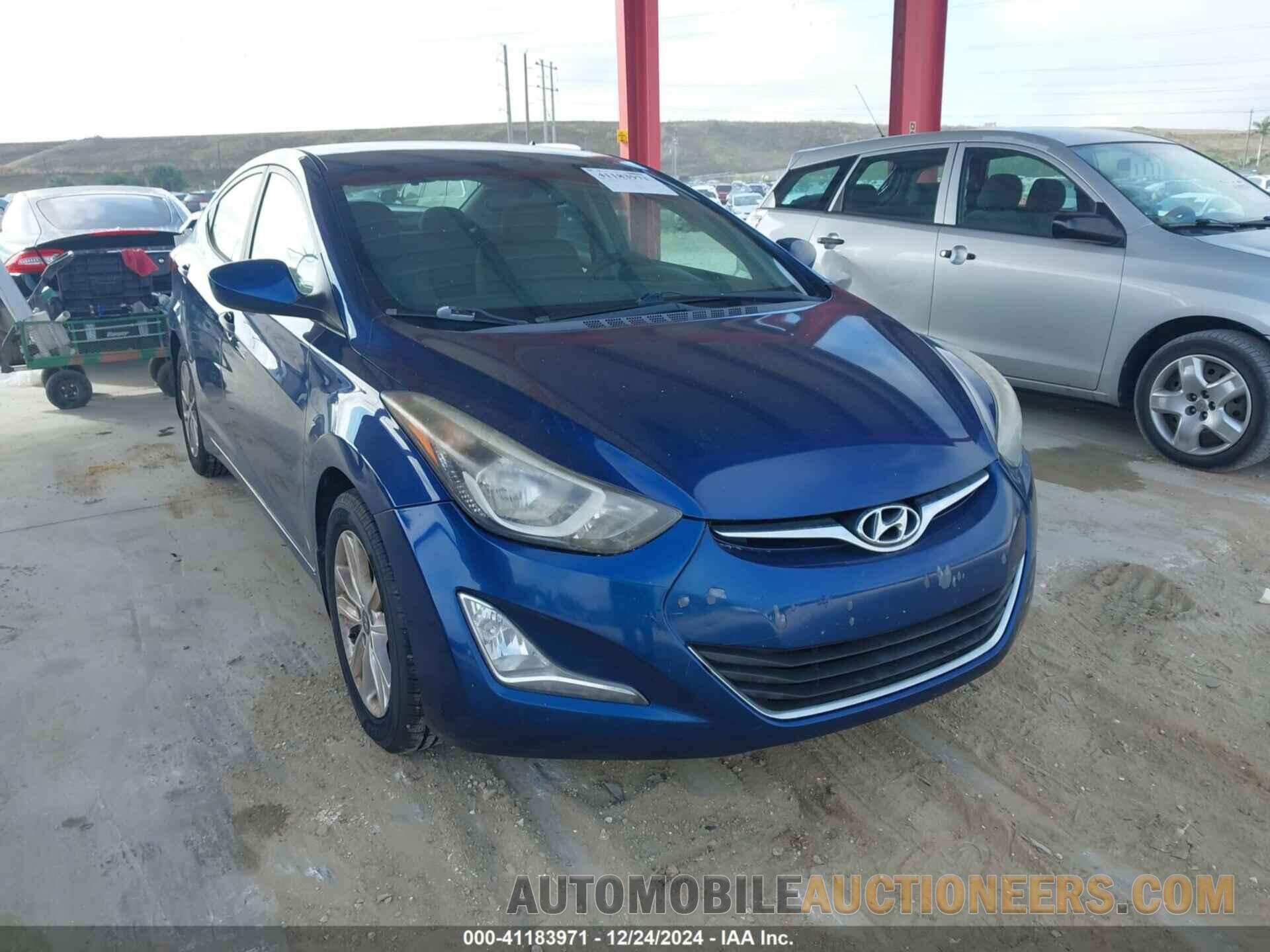 5NPDH4AE7GH719819 HYUNDAI ELANTRA 2016