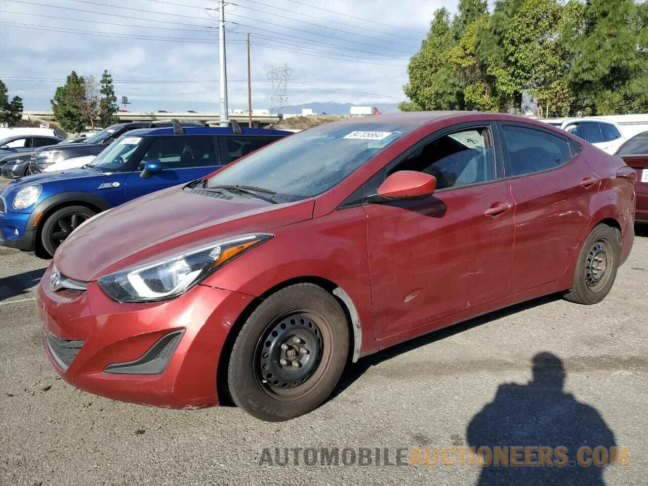 5NPDH4AE7GH745627 HYUNDAI ELANTRA 2016