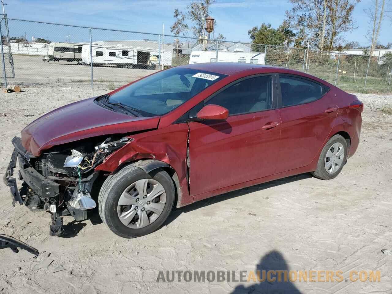 5NPDH4AE7GH748172 HYUNDAI ELANTRA 2016