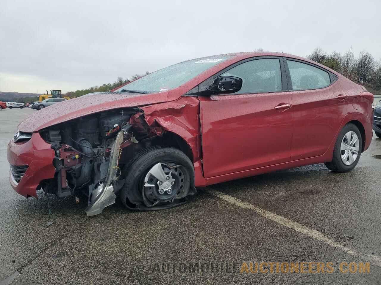 5NPDH4AE7GH792253 HYUNDAI ELANTRA 2016