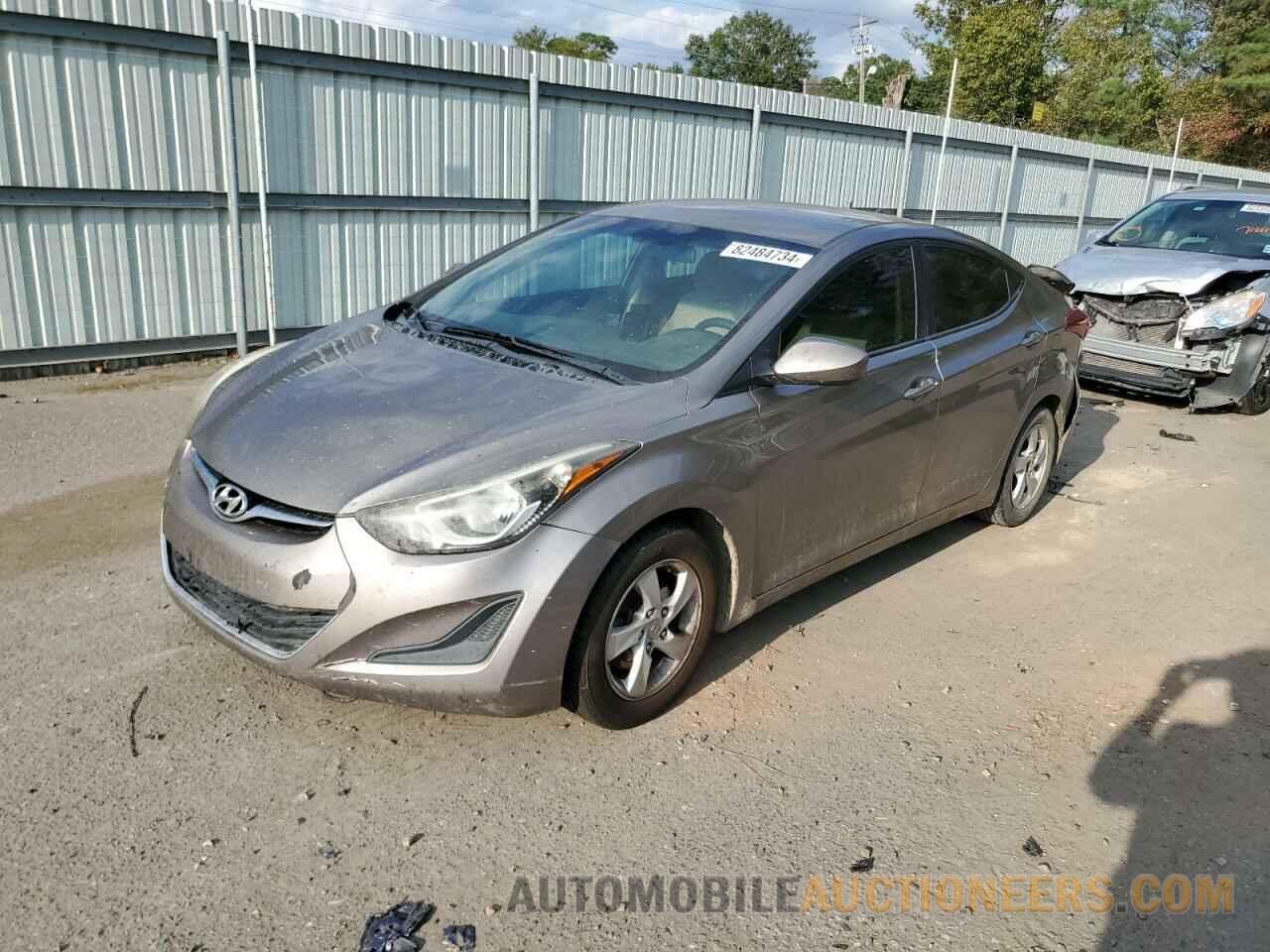 5NPDH4AE8EH456107 HYUNDAI ELANTRA 2014