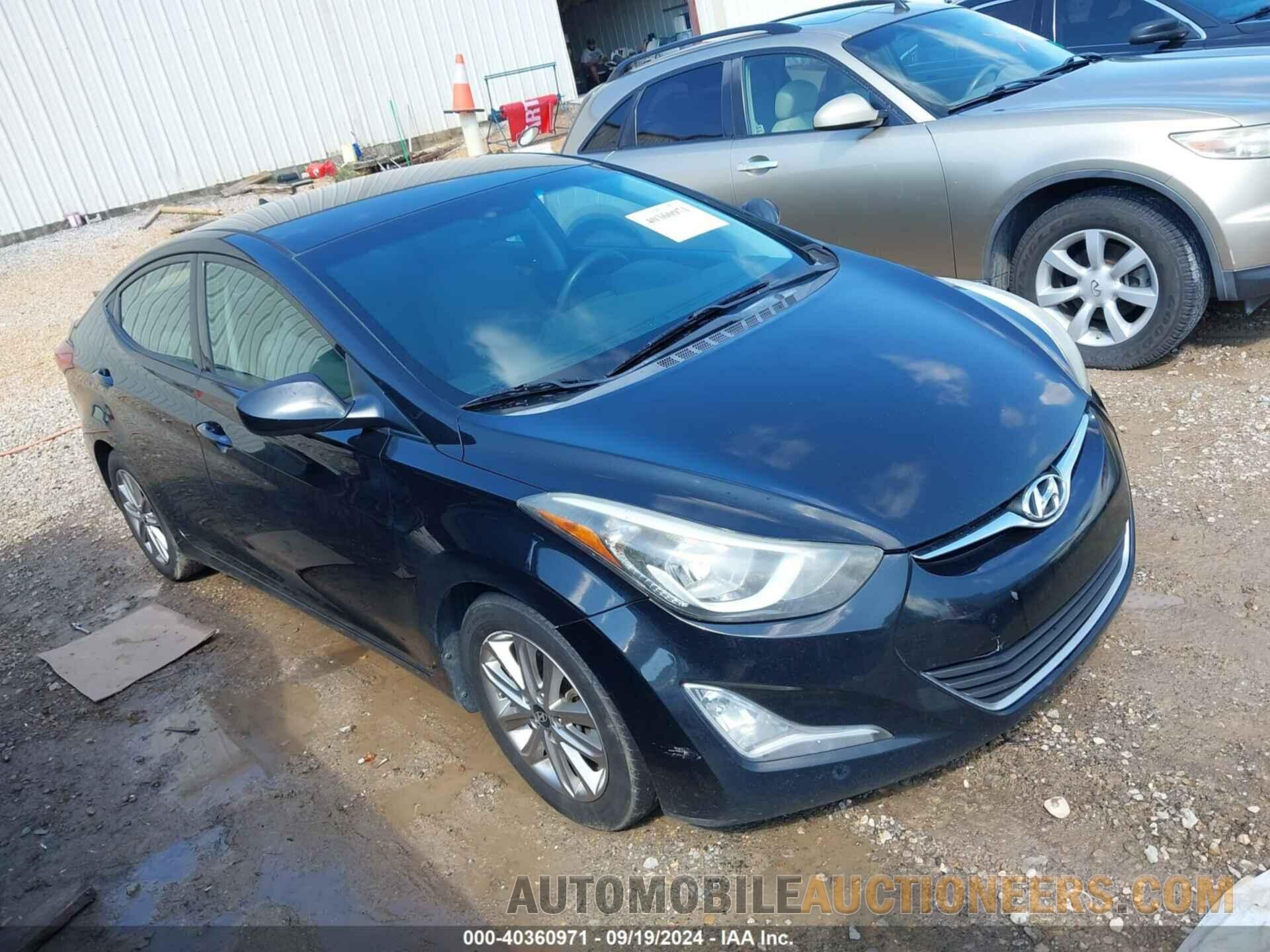 5NPDH4AE8EH457418 HYUNDAI ELANTRA 2014