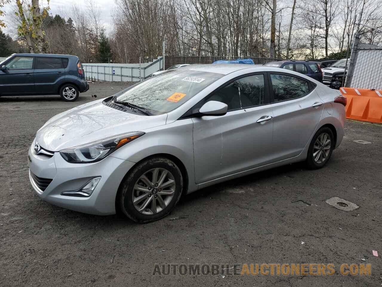 5NPDH4AE8EH459525 HYUNDAI ELANTRA 2014