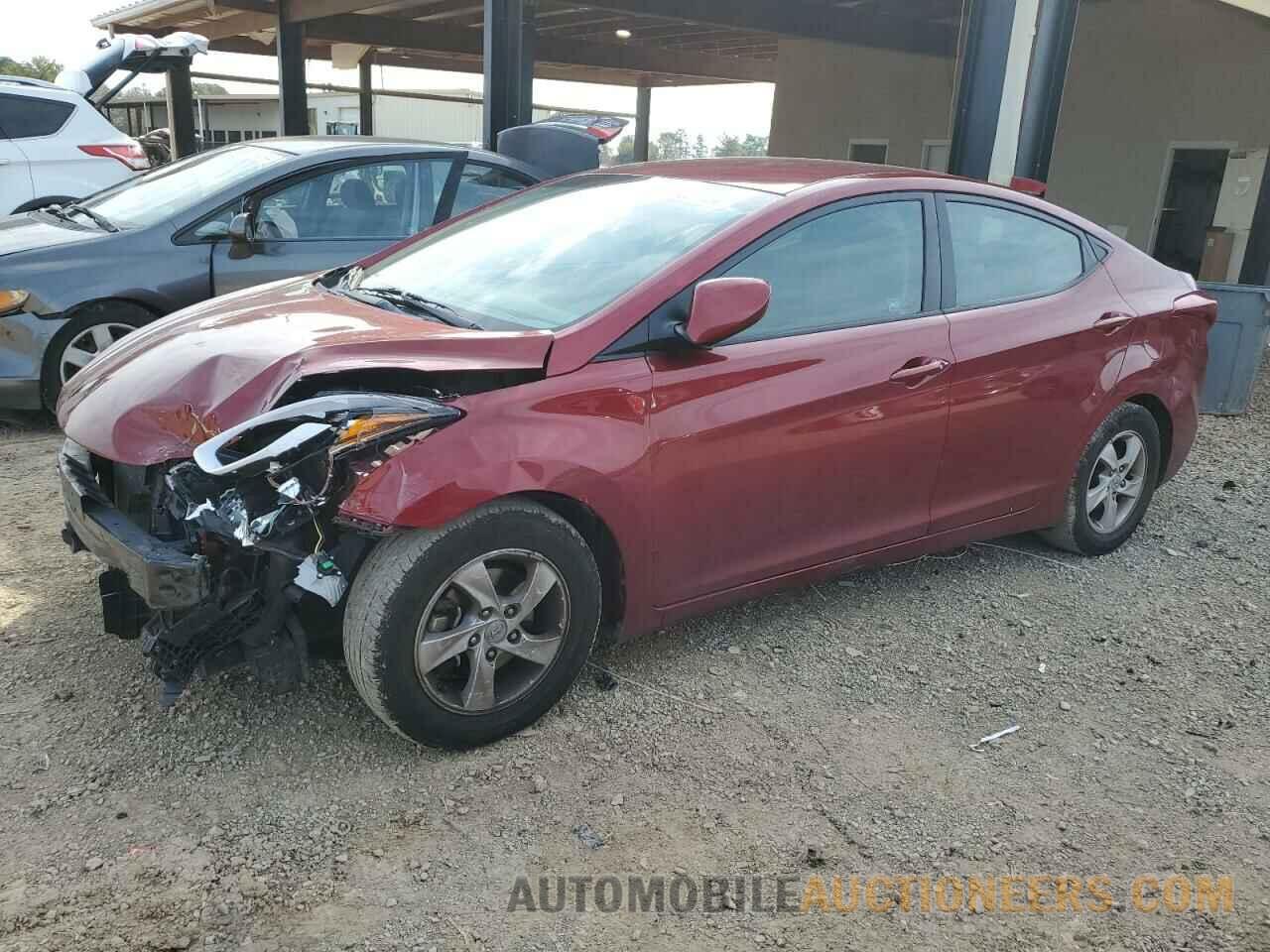 5NPDH4AE8EH486045 HYUNDAI ELANTRA 2014