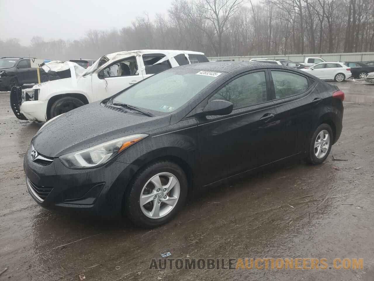 5NPDH4AE8EH496350 HYUNDAI ELANTRA 2014