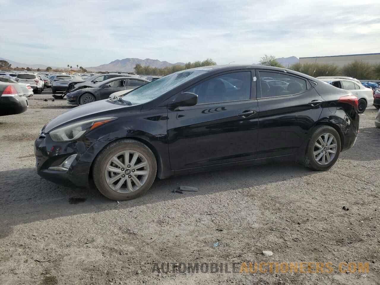 5NPDH4AE8EH533123 HYUNDAI ELANTRA 2014