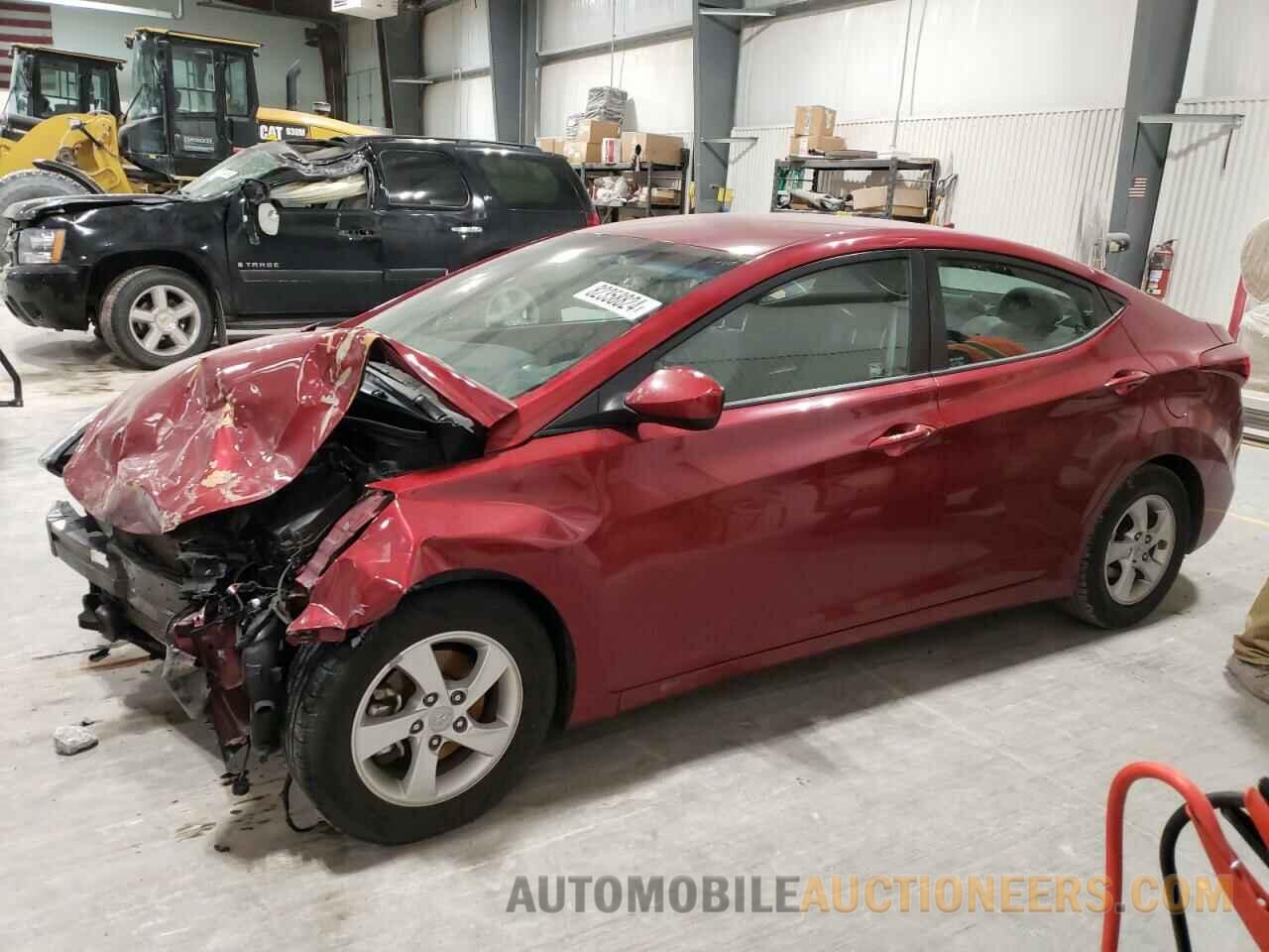 5NPDH4AE8EH540024 HYUNDAI ELANTRA 2014