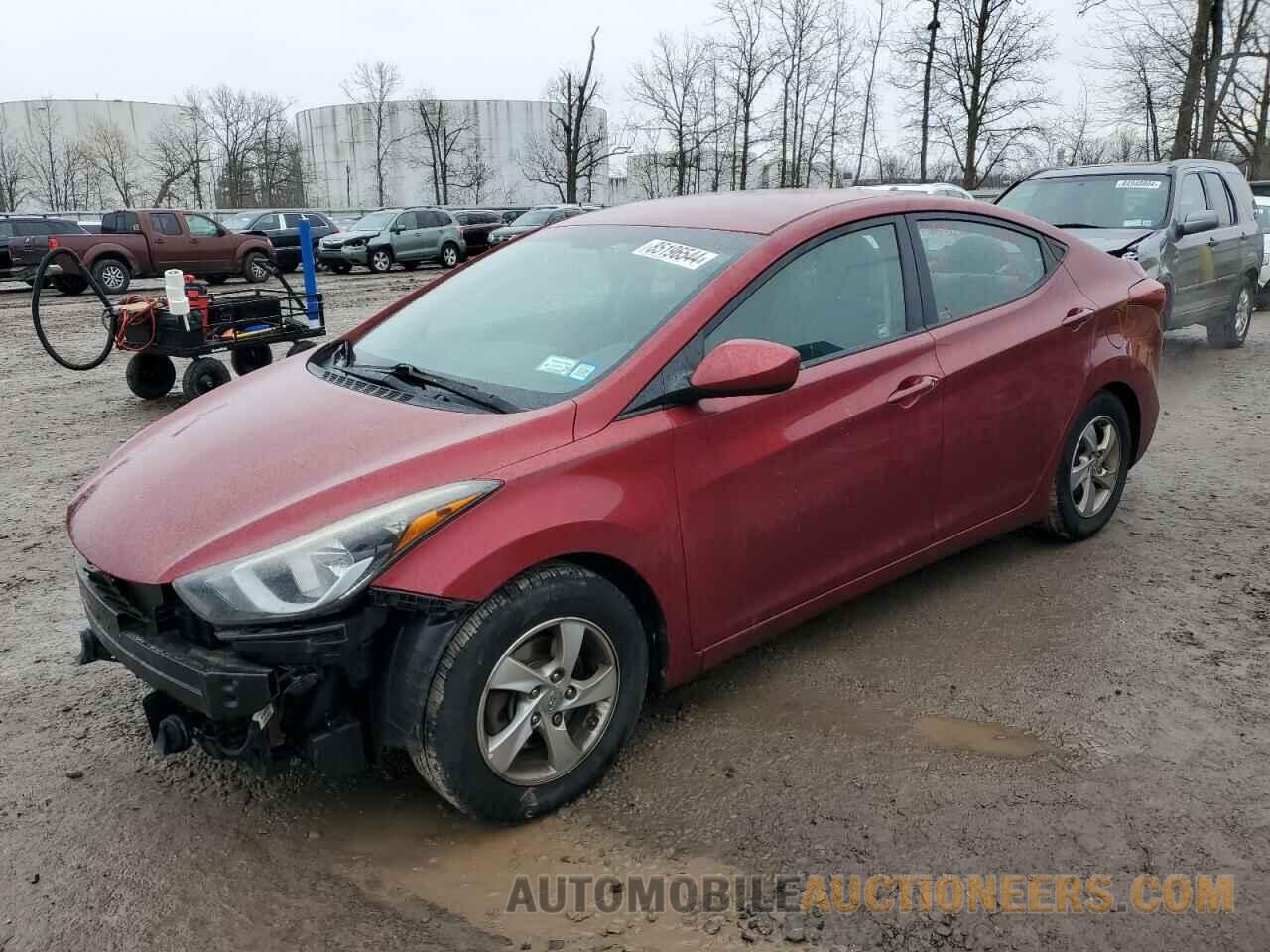 5NPDH4AE8EH541349 HYUNDAI ELANTRA 2014