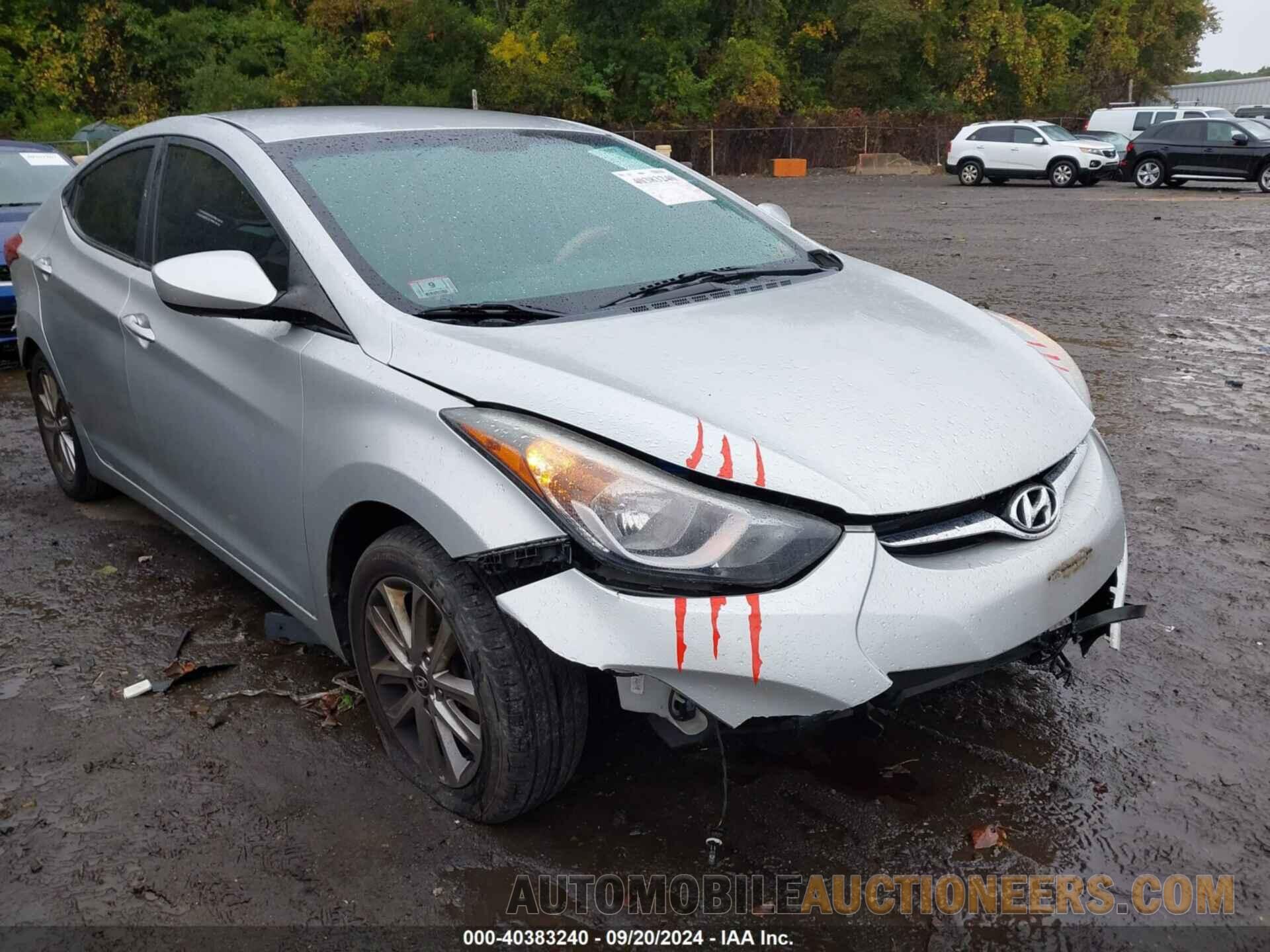 5NPDH4AE8FH548920 HYUNDAI ELANTRA 2015