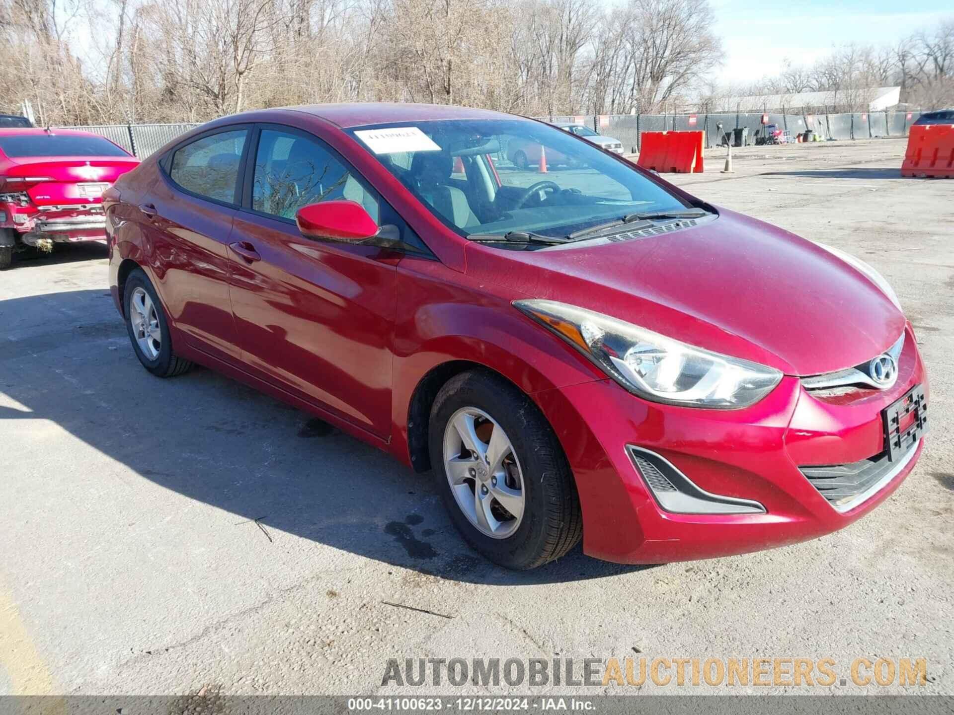 5NPDH4AE8FH576300 HYUNDAI ELANTRA 2015