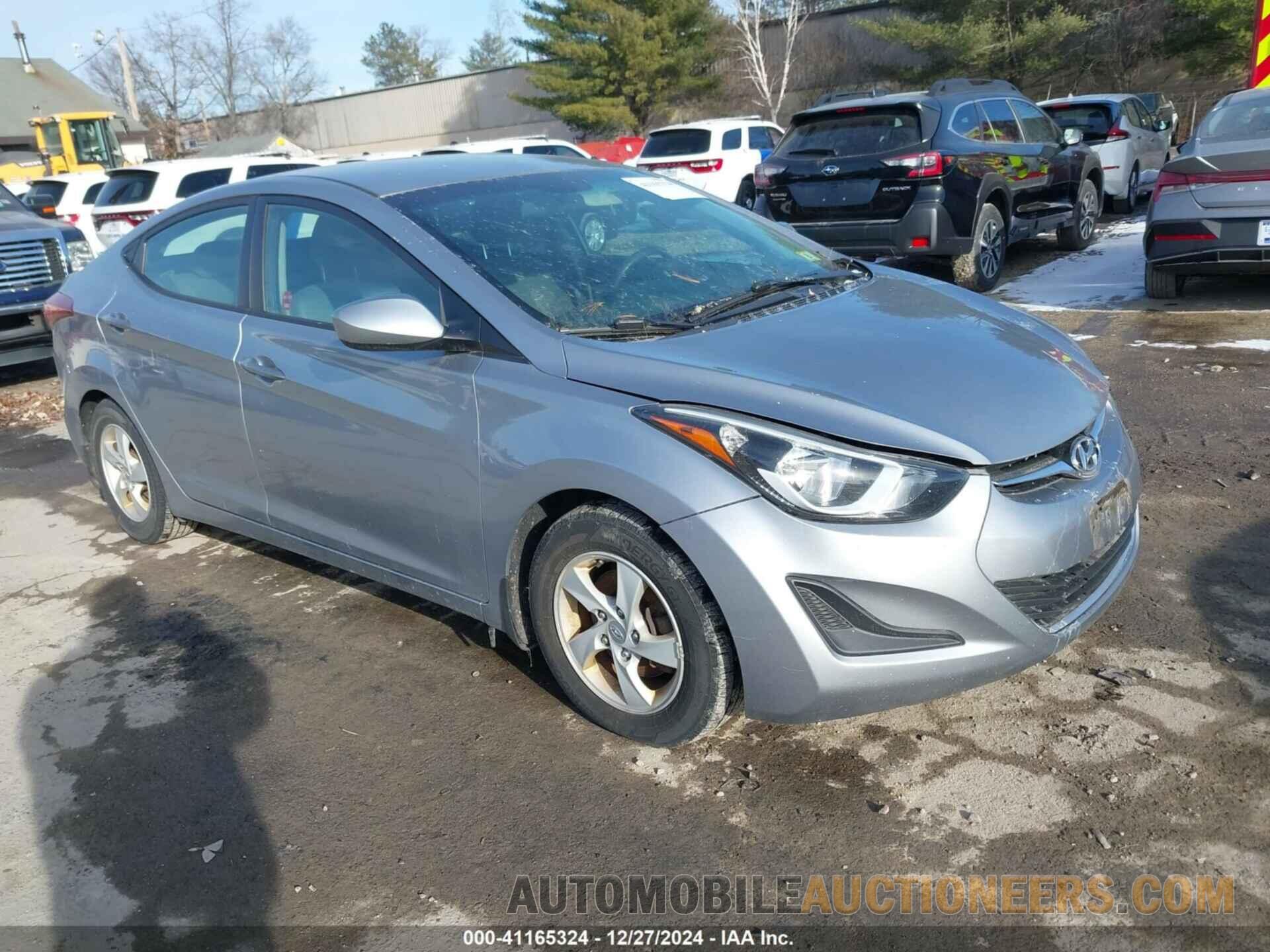 5NPDH4AE8FH604208 HYUNDAI ELANTRA 2015