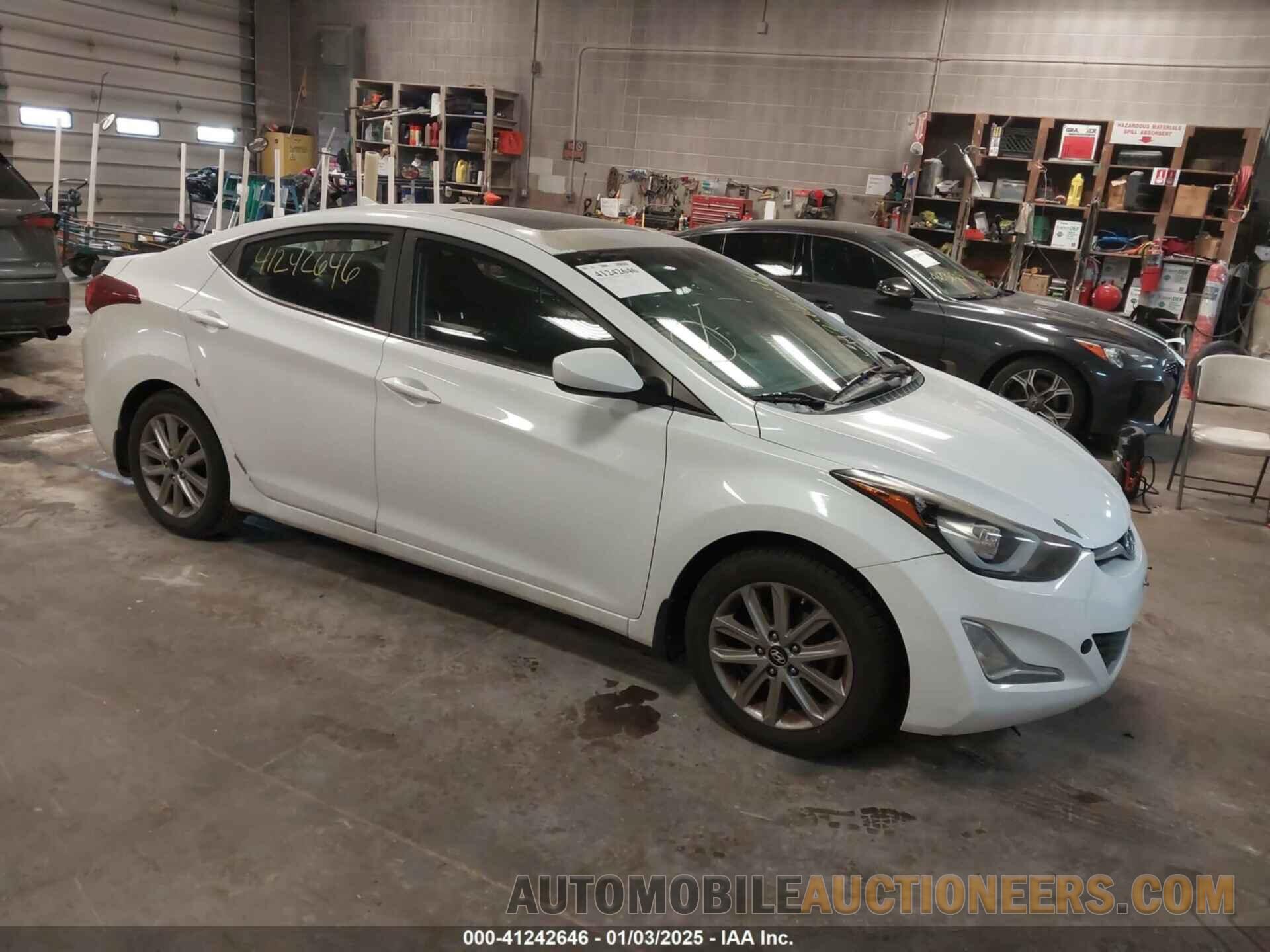 5NPDH4AE8FH623986 HYUNDAI ELANTRA 2015