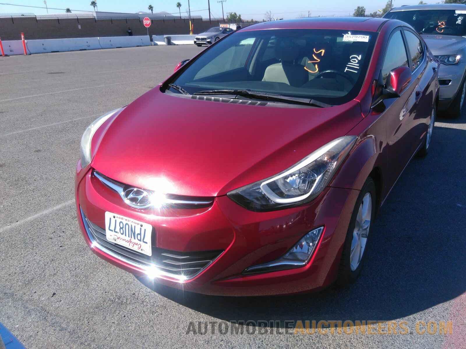 5NPDH4AE8GH673904 Hyundai Elantra 2016