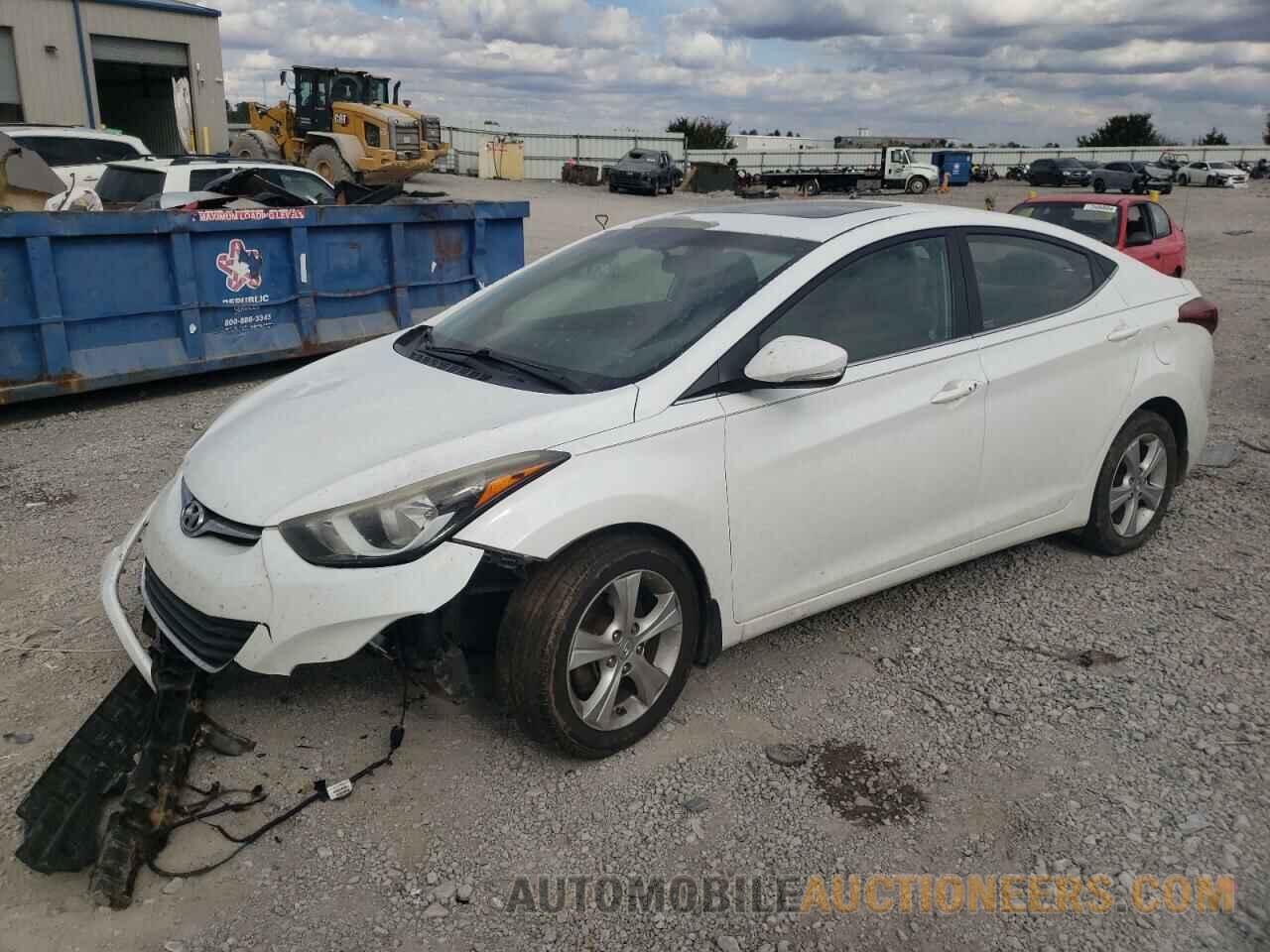 5NPDH4AE8GH689729 HYUNDAI ELANTRA 2016