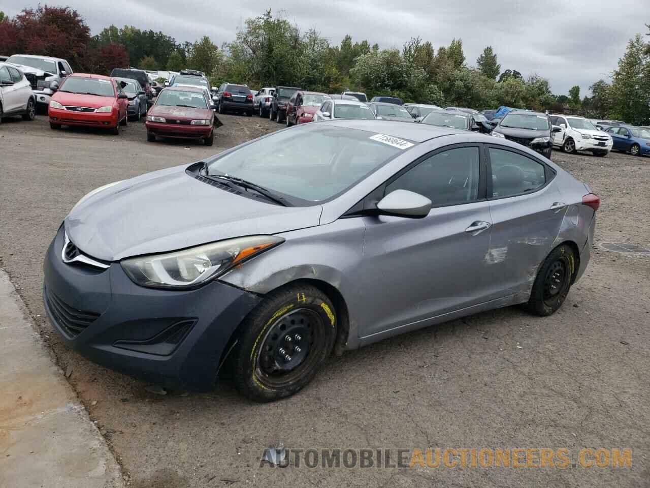 5NPDH4AE8GH702026 HYUNDAI ELANTRA 2016