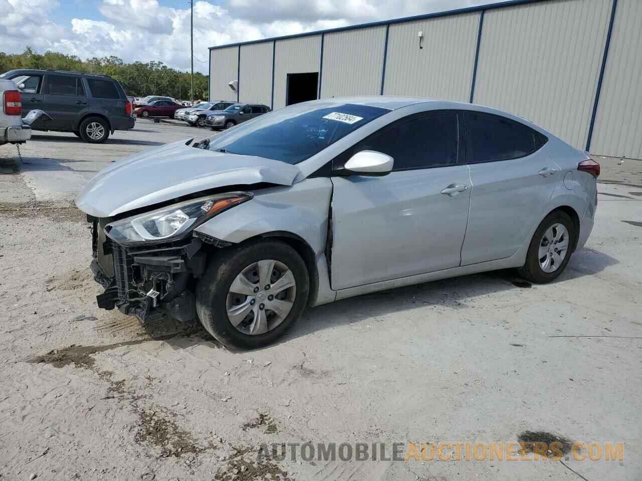 5NPDH4AE8GH703614 HYUNDAI ELANTRA 2016