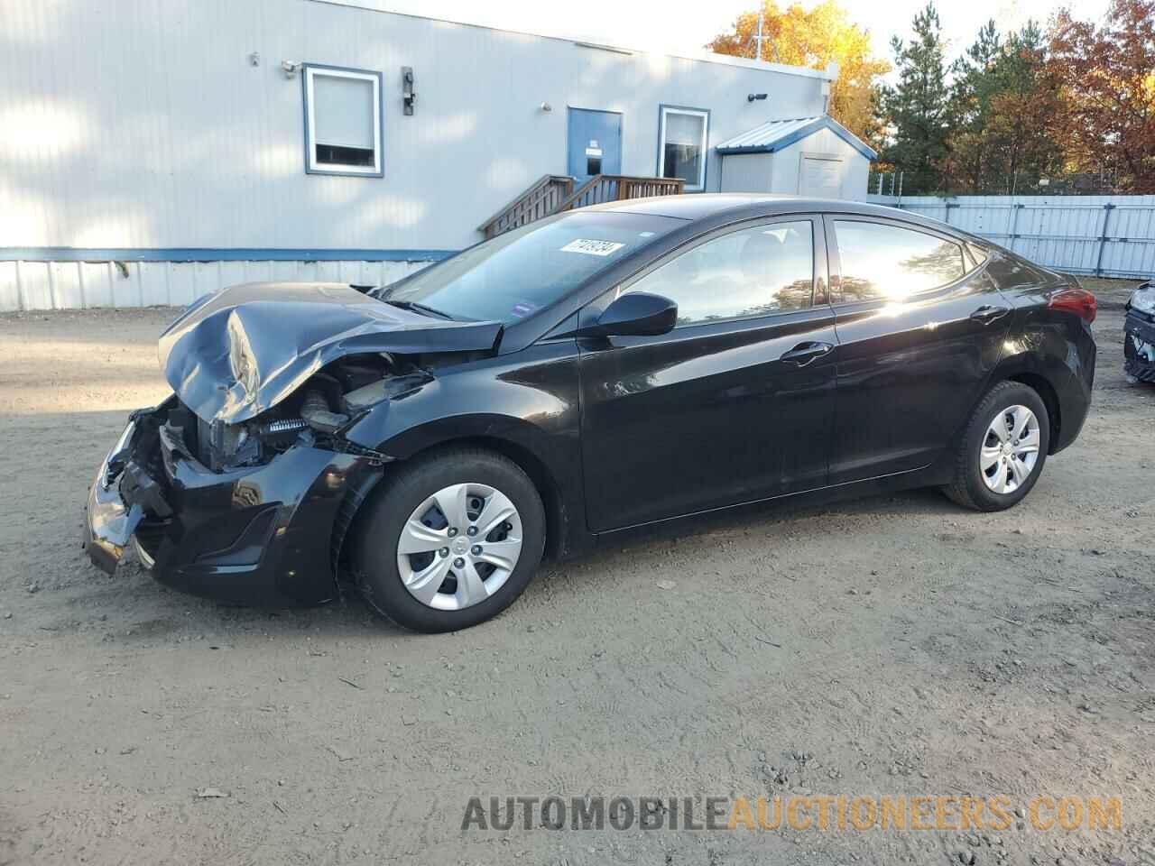 5NPDH4AE8GH741599 HYUNDAI ELANTRA 2016