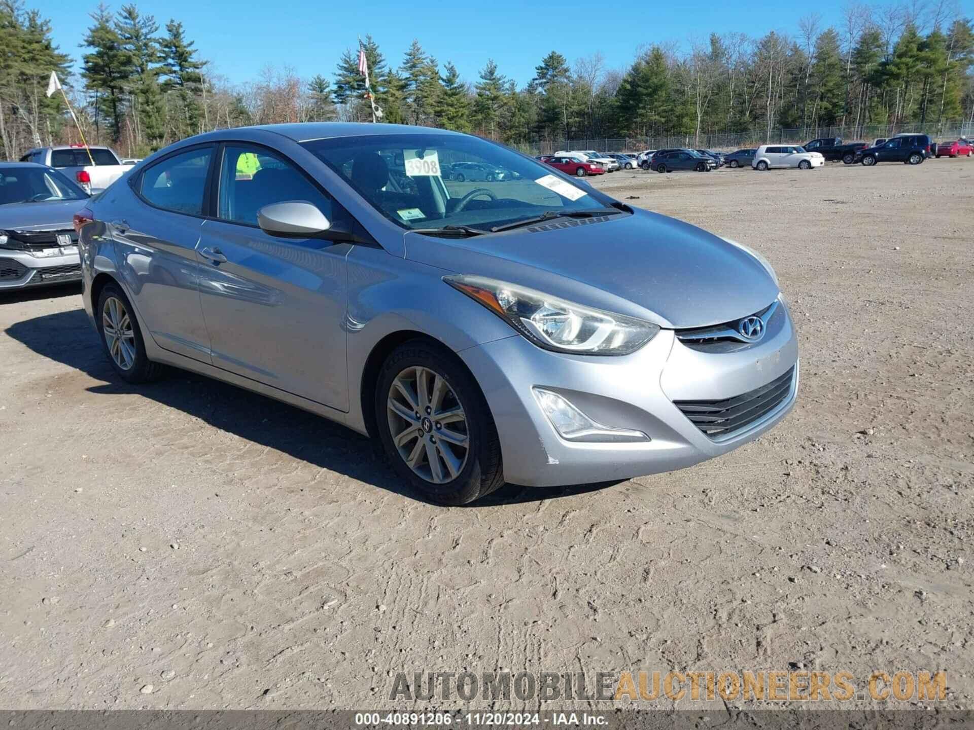 5NPDH4AE8GH748469 HYUNDAI ELANTRA 2016