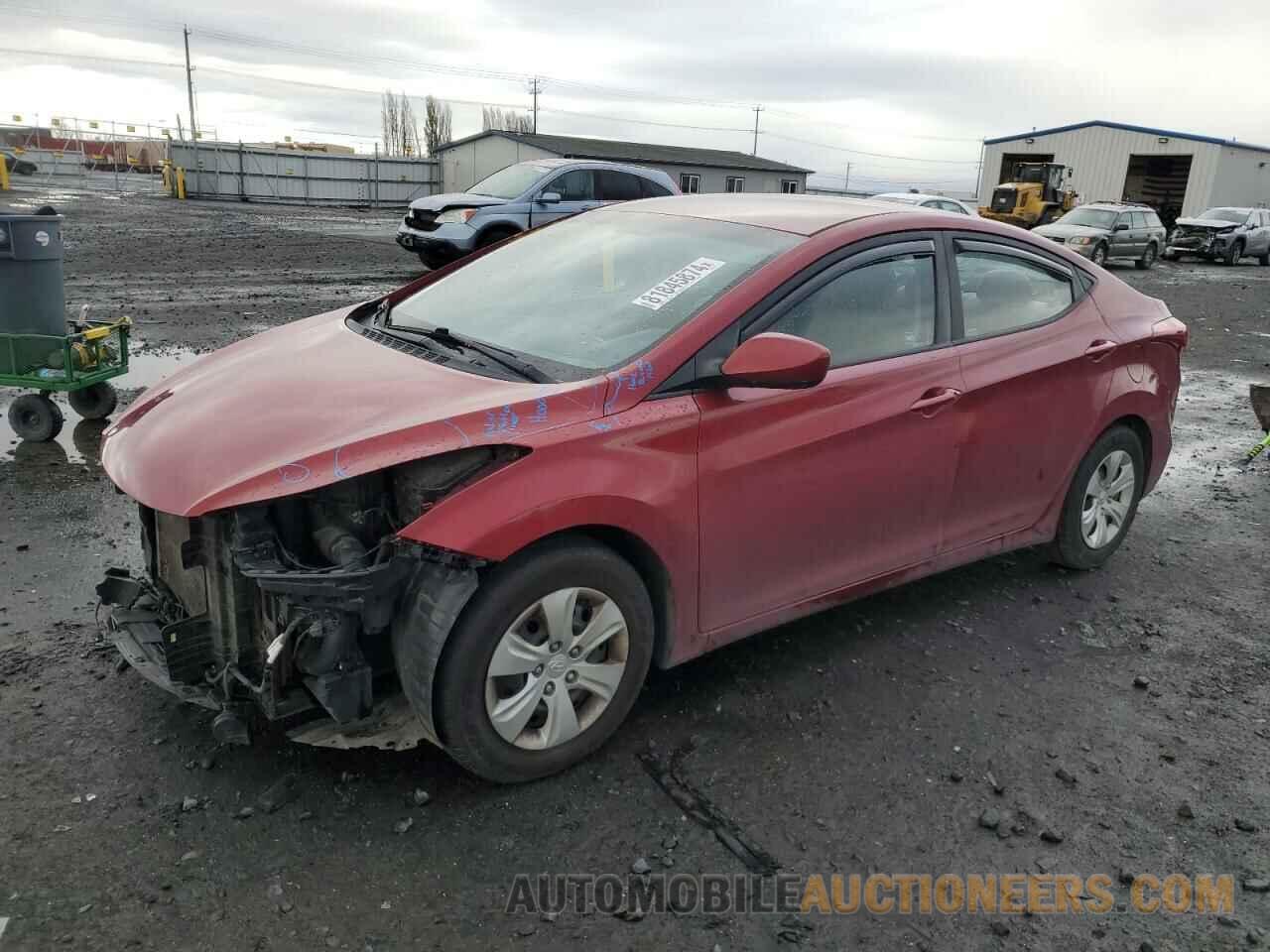 5NPDH4AE8GH771539 HYUNDAI ELANTRA 2016