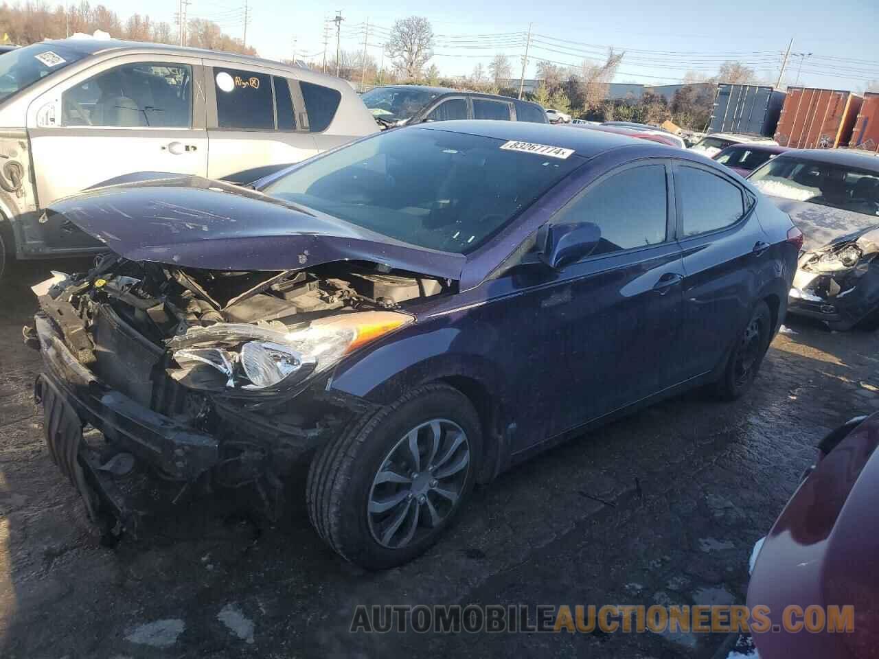 5NPDH4AE9CH148196 HYUNDAI ELANTRA 2012