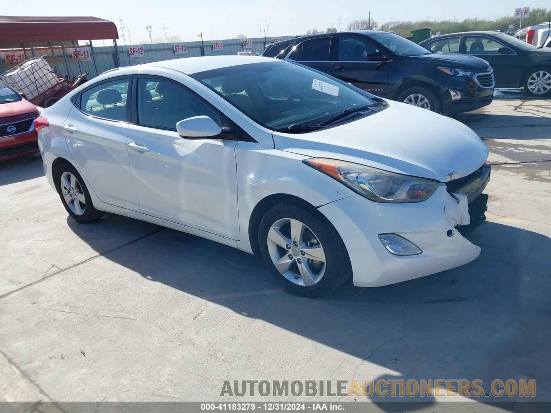 5NPDH4AE9DH166599 HYUNDAI ELANTRA 2013