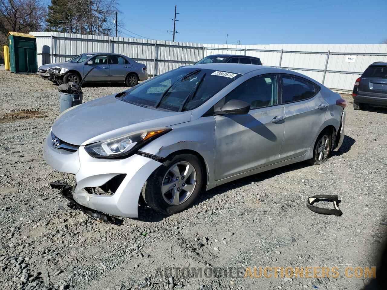 5NPDH4AE9EH456472 HYUNDAI ELANTRA 2014