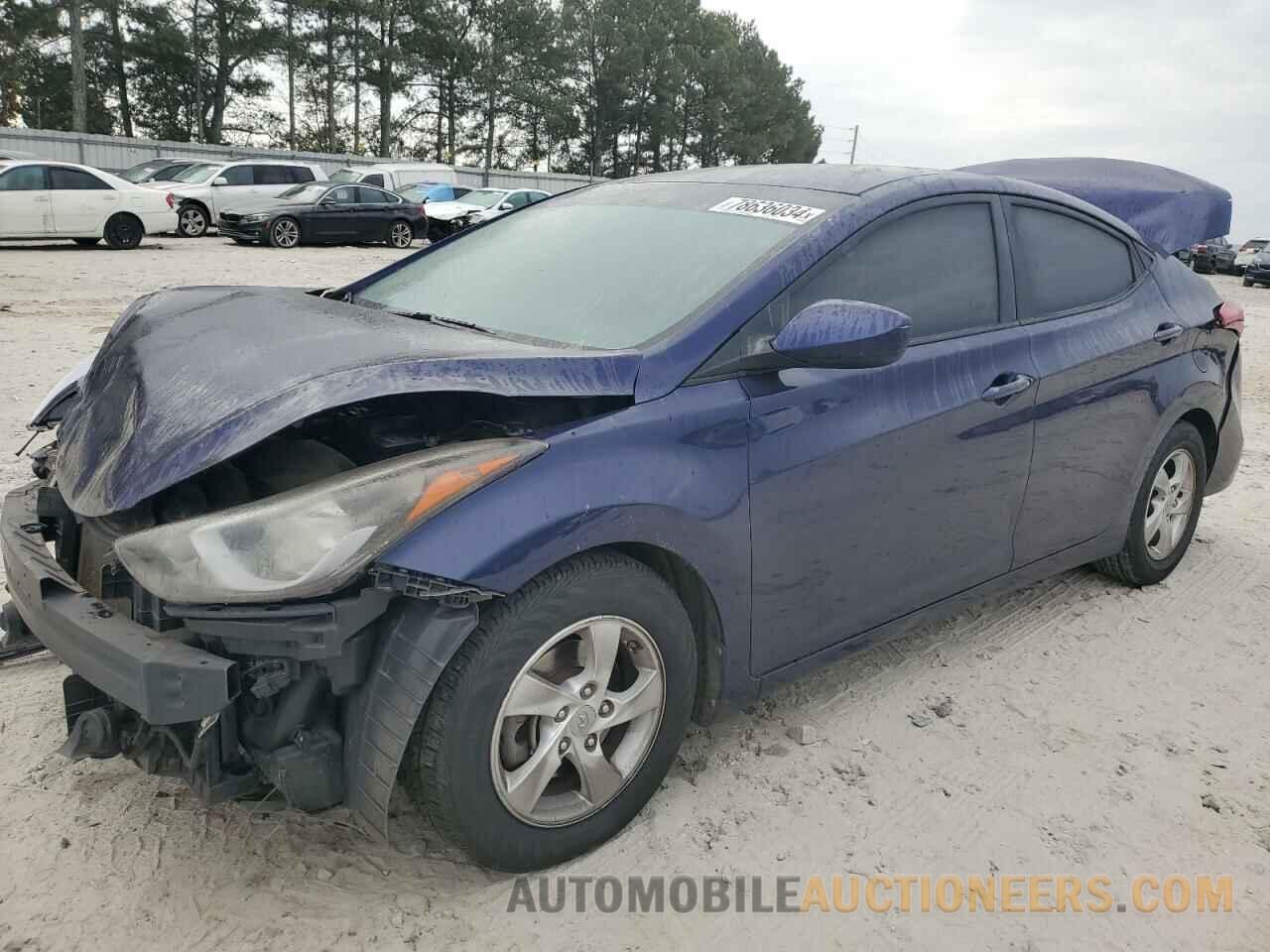 5NPDH4AE9EH478598 HYUNDAI ELANTRA 2014