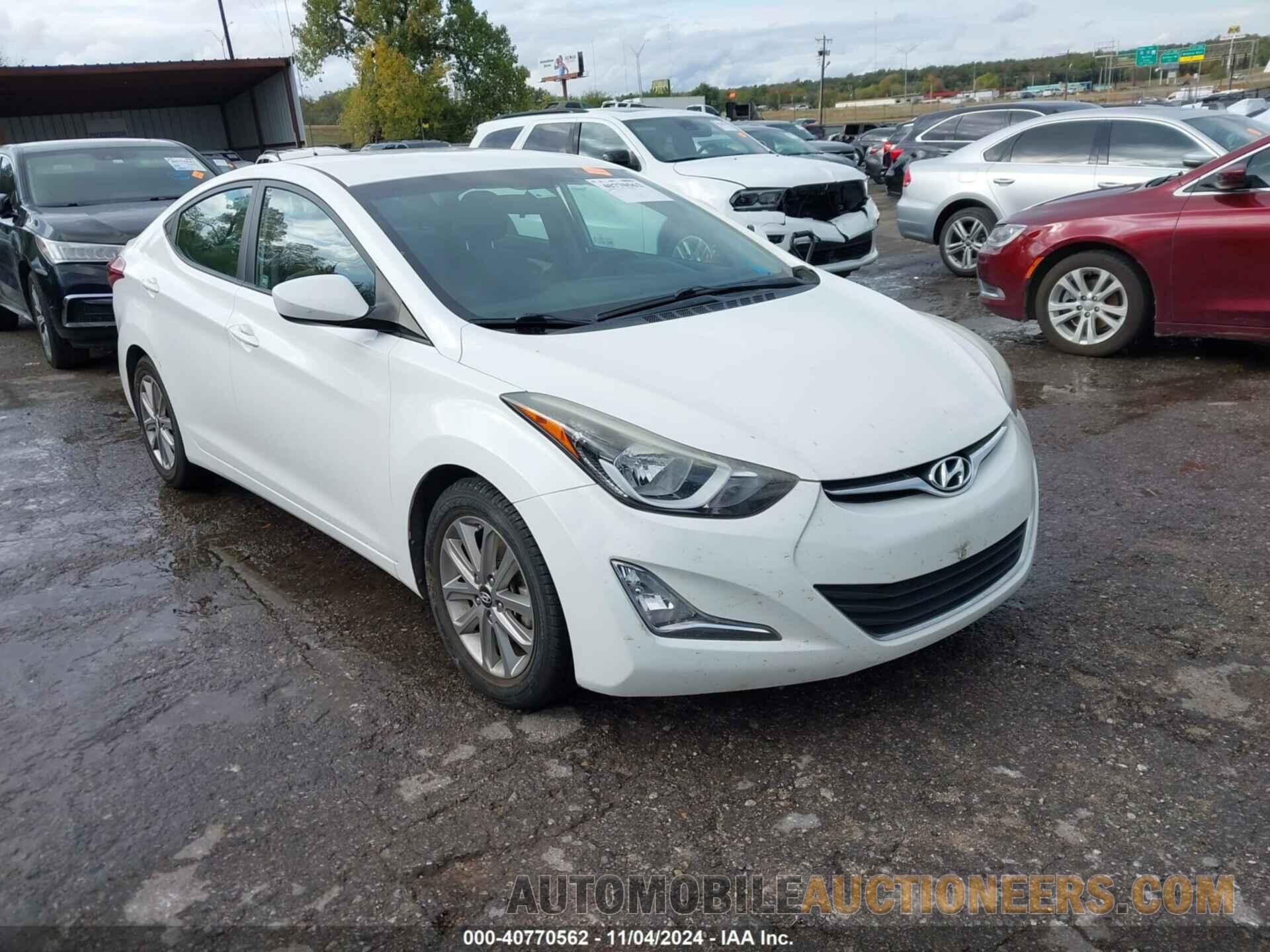 5NPDH4AE9EH490136 HYUNDAI ELANTRA 2014