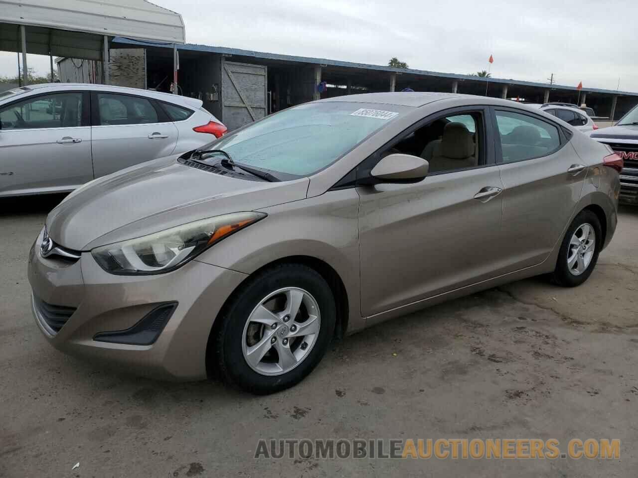 5NPDH4AE9EH497748 HYUNDAI ELANTRA 2014