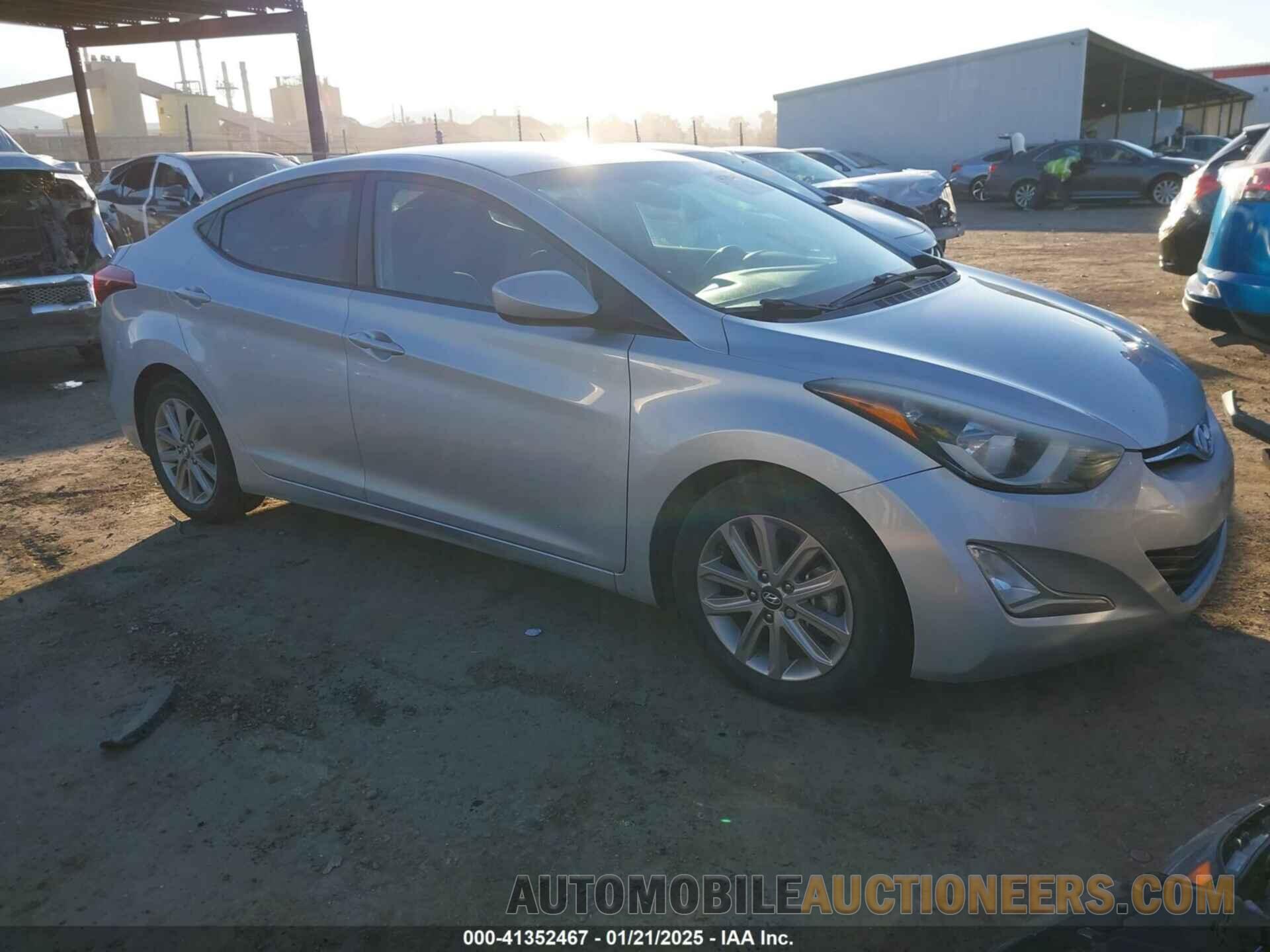 5NPDH4AE9EH499435 HYUNDAI ELANTRA 2014