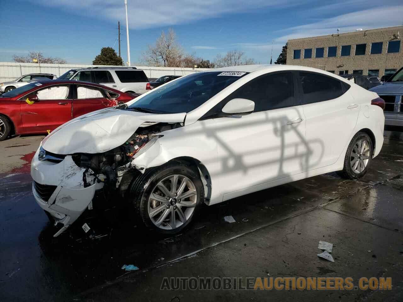 5NPDH4AE9EH506836 HYUNDAI ELANTRA 2014