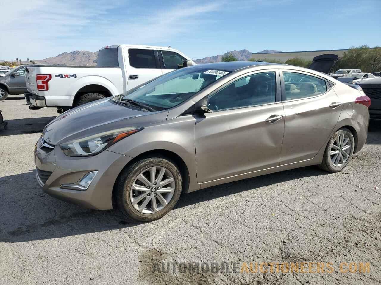 5NPDH4AE9EH517836 HYUNDAI ELANTRA 2014