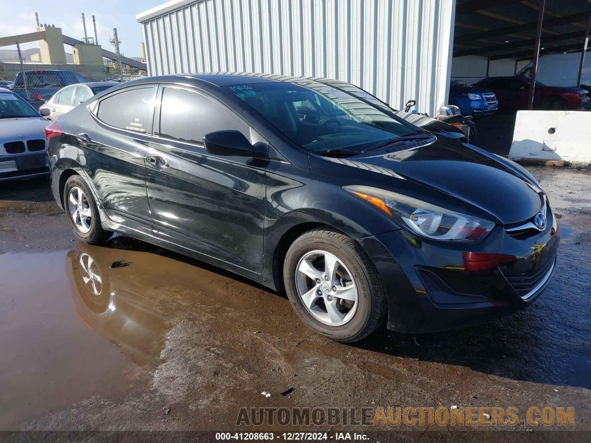 5NPDH4AE9EH533728 HYUNDAI ELANTRA 2014