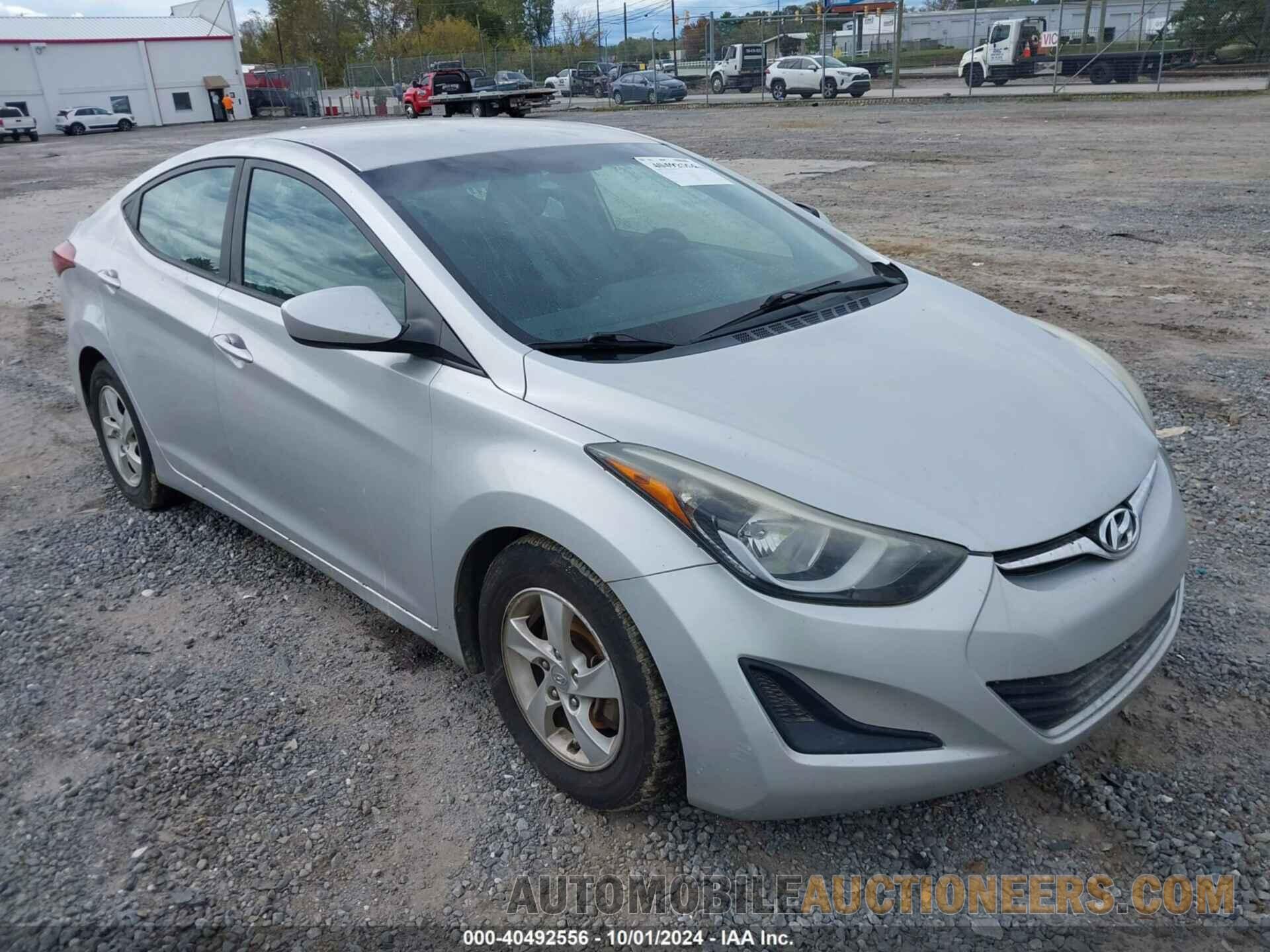 5NPDH4AE9FH551518 HYUNDAI ELANTRA 2015