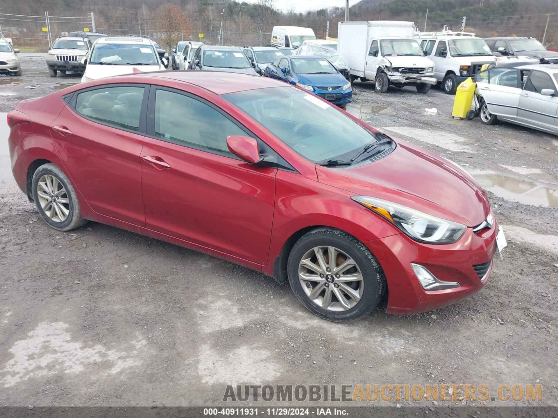 5NPDH4AE9FH592747 HYUNDAI ELANTRA 2015